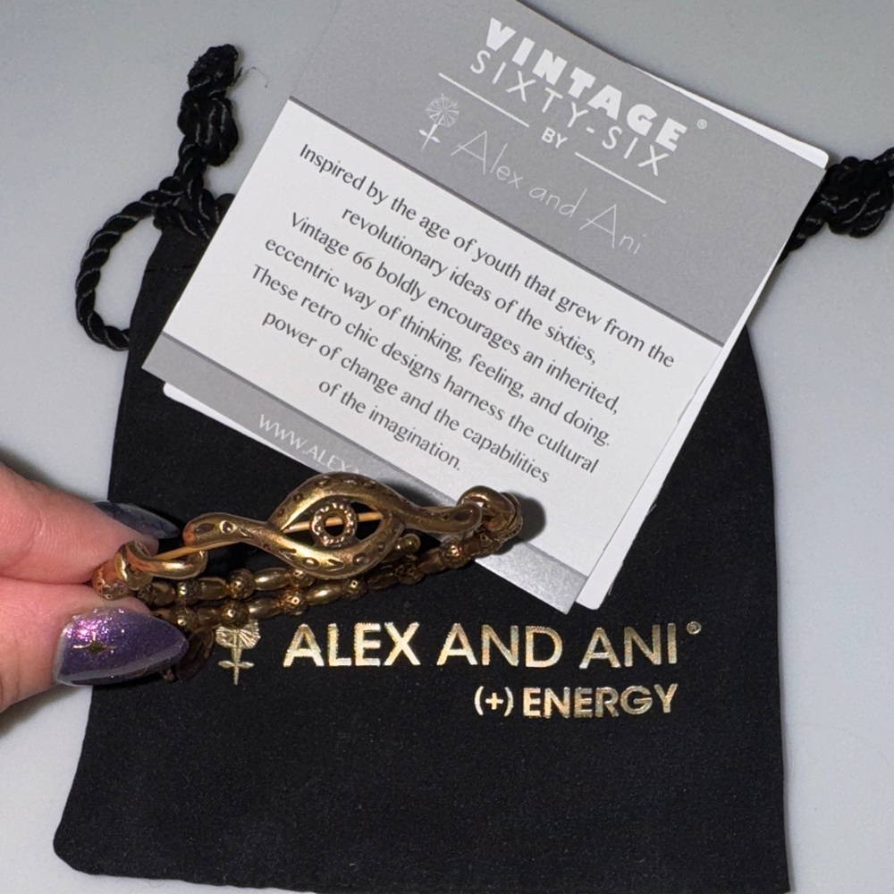 Alex and Ani Vintage Gold Bracelet